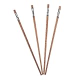 Garneck 2pairs Non- Wooden Chopsticks for Home Use Reusable Cooking Utensils for Family Dining Comfortable Grip for All Ages for and Noodles