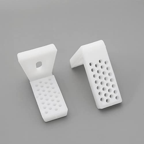 The Lord of the Tools 2 Sätze L-Form WC-Bidet-Befestigungssatz - Edelstahl Schraubenmontage für Toiletten- und Bidetinstallation und -reparatur