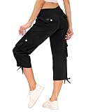 Occasions appropriées - MoFiz pantalon cargo capri femme convient à toutes les occasions décontractées : que ce soit comme tenue décontractée au quotidien, vêtement de détente, pour une promenade, mais aussi pour la randonnée, les voyages, la marche, le jogging, la course ou tout autre sport.