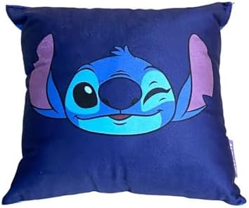 Almofada Stitch Oh Yeah Aveludada 25X25cm Oficial Disney