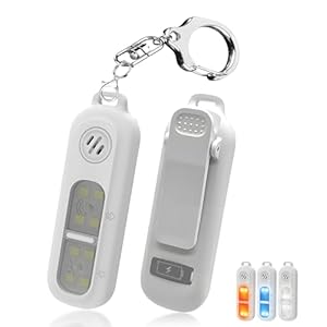 NEWZEROL Persoonlijk alarm met led-stroboscoopsignaal