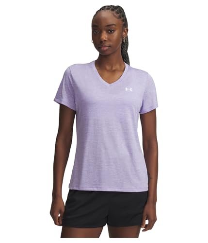 Image of Under Armour Women's Tech Twist V Neck Short Sleeve T-Shirt