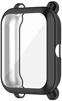 Screen Protector Case Compatible with Amazfit GTS 2 Mini/Bip U Pro Smartwatch Accessories TenCloud Covers Scratched Resistant Full Protective Cover for GTS 2 Mini (Black) Not fit Bip 3 Pro
