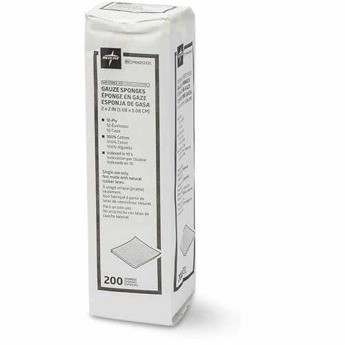 Medline PRM21212C Caring Woven Non-Sterile Gauze Sponges, 2"x2" (Case of 8000) miniatura 2
