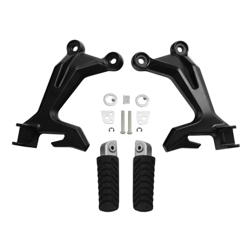 Repose-pieds passager arrière avec supports pour Kawasaki Ninja 650 2017-2023