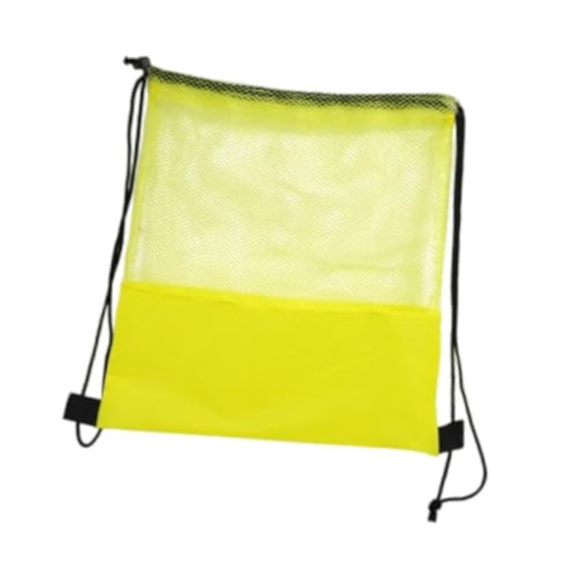 Drawstring Basketball Backpack Portable Sackpack, Yellow