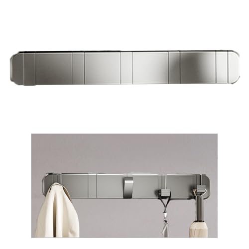Vastsea Ganchos Plegables, Moderno Perchas Pared, Colgadores Pared para Toallas, para Dormitorio Baño Cocina (Gris)