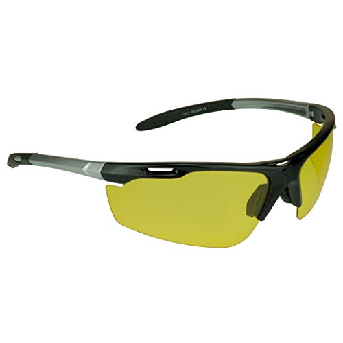 proSPORT Polarized Yellow Glasses Night Vision TR90 Frame Night Driving, Cycling and Motorcycle Riding.…