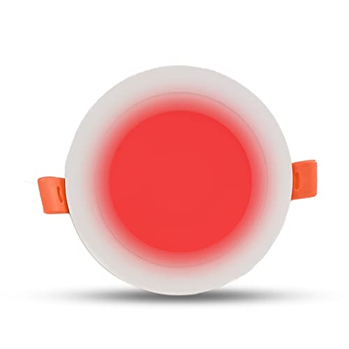 Image of 5W LED DOWNLIGHT with Round LED Concealed Panel (RED) (4)