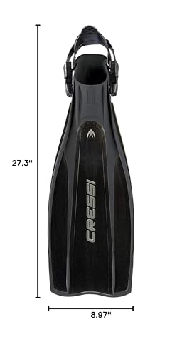 Aletas de Buceo Cressi Pro Light Open Heel Livianas y Equilibradas - Hechas en Italia miniatura 6