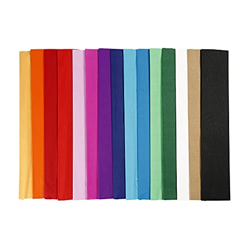 Lot de 15 feuilles de papier crêpe - Crêpes de base