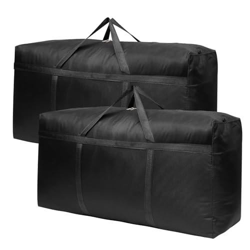Lannvan 2pz. 98L Grande Borse Trasloco per Vestiti, Borsa Portaoggetti Impermeabile in Tessuto...