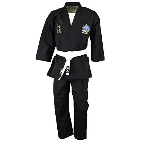 Uniforme d'instructeur britannique noir costume historique adolescent 12-13 ans