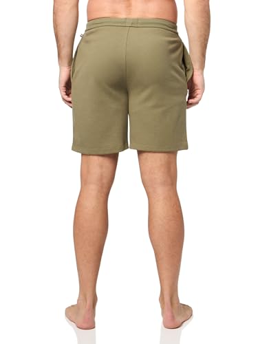 Image of BOSS Men's Waffle Contrast Logo Lounge Shorts