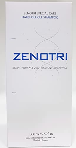 Zenotri Follicle Shampoo Hair Loss Zero With Copper Peptide, Biotin, Dexpanthenol/Genetic Hair Care Solution #TOP5
