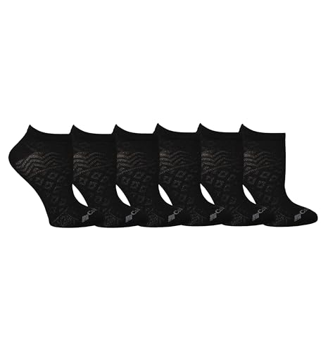 Columbia Women's 6 Pack Mesh No Show Socks