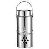 Photo Gallery distributore di acqua calda, lattina per latte, bollitore per tè in acciaio inox, con base vassoio carburante, per birra/buffet/commerciale, dispenser per bevande da 5 litri per feste Photo Gallery distributore di acqua calda, lattina per latte, bollitore per tè in acciaio inox, con base vassoio carburante, per birra/buffet/commerciale, dispenser per bevande da 5 litri per feste