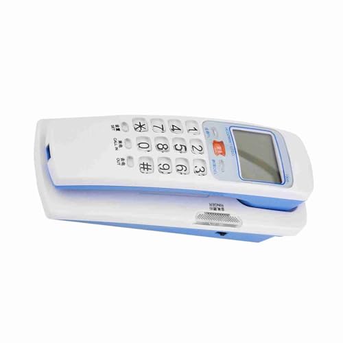 Téléphone filaire d'exception blanc avec écran d'identification de l'appel - 2