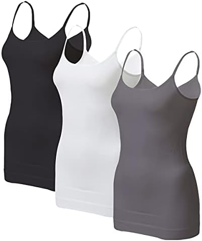 EUYZOU Womens Tummy Control Shapewear Tank Tops – Seamless Body Shaper Compression Tank Top