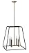 Hinkley Fulton Collection Restoration 24.5" Four Light Stem Hung Pendant, Bronze