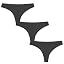 Thong – 3 Pack – Black