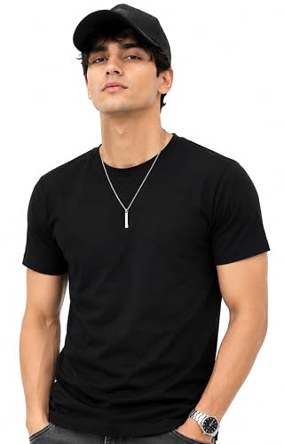 Image of London Hills T Shirt For Man | Men Round Neck Tshirts | Tshirt Shirts Men | Gym T Shirts For mens Workout | T-shirts For Man Cotton Stylish Round Neck T Shirt Half Sleeve Regular Fit Solid Multicolour