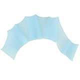 Contour Swim Paddles, Swimming Gloves for Women and Men, Webbed Finger Paddle, Diving Fins, Swim Flippers M