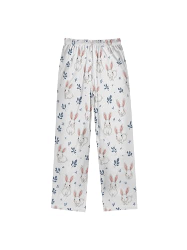 White Rabbit Leaves Boys Pants for Kids Jogger Pants with Pockets S2