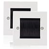 Novaato 2 x encastrer Bâche – Pratique blenden de Finition pour Ajoutez Une Touche Passe-câble