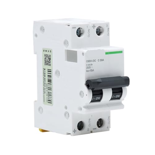 Disyuntor C65H-DC de 1 pieza y 63A para control de corriente continua
