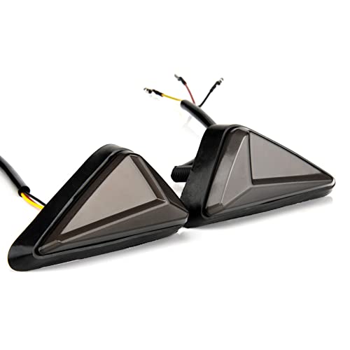 Cnfang4 Motorcycle LED Turn Signals lights For Motorcycle, Scooter, Electrical Bike, Car, Amber & Red Light Universal