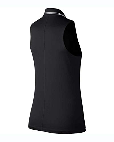 Nike Women's Nike Dri-fit Victory Polo, Black/White/White, XX-Large