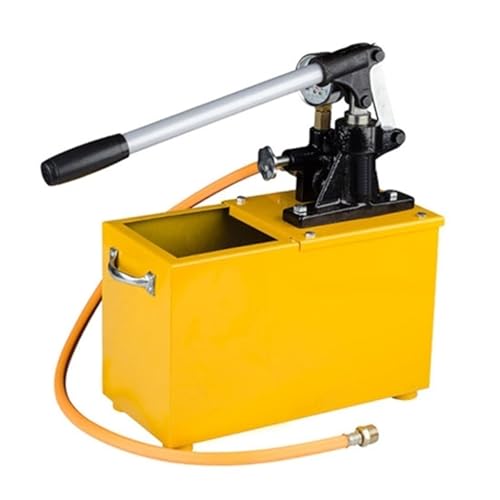 TNEHOD Manual Pressure Test Pump 1.6 MPa 232psi Semi- or Fully-Enclosed Tank Hand-Operated Hydrostatic Pump for Pipeline & Valve Leak Testing