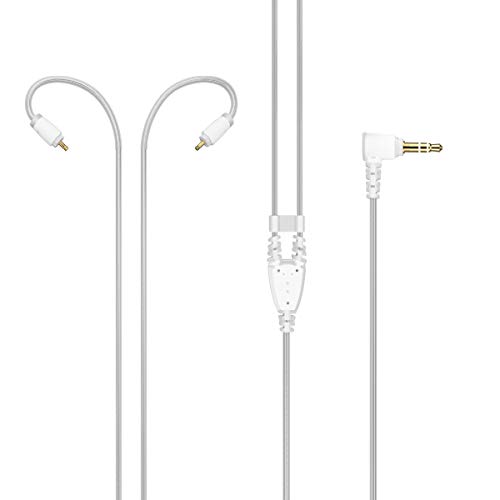 Image of MEE audio MX PRO Series M6 PRO 72-inch Extended-length Stereo Audio Cable (Clear)