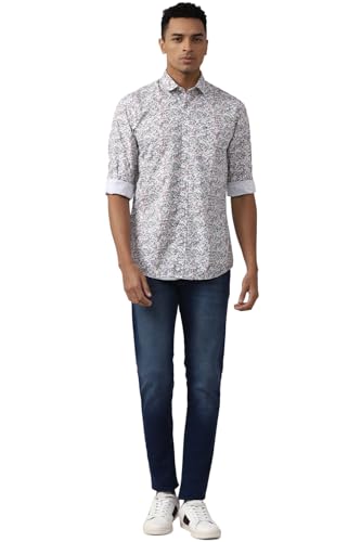 Image of Peter England Men's Cotton Slim Fit Shirt
