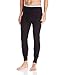 Fruit of the Loom Men's Classics Midweight Waffle Thermal Underwear Bottoms, Black Soot, XX-Large