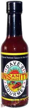 Hot Sauce Depot 60071005 Daves Insanity Hot Sauce44; 5oz - Pack of 3