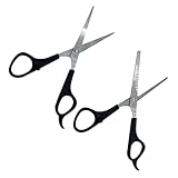 Ciseaux à effiler pour barbier - adaptés à la coiffure à domicile, pratiques et faciles à utiliser.