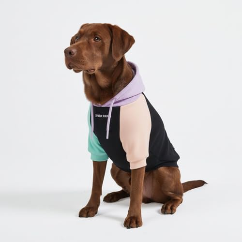 Image of Spark Paws Dog Hoodie - Premium Dog Sweater for Small, Medium, and Large Dogs | Warm Outfits for French Bulldogs, Pitbull, Puppy, Winter Jacket Alternative - Cyber Punk - 4XL