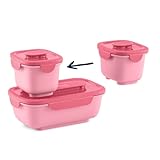 OmieBox OmieGo Connecting Bento Box Food Storage Containers | Snack Container, Meal Prep, Leak Proof...