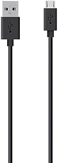 Belkin MixIt Colour Range Micro USB Cable for Smartphones and Tablets, 2 m, Black
