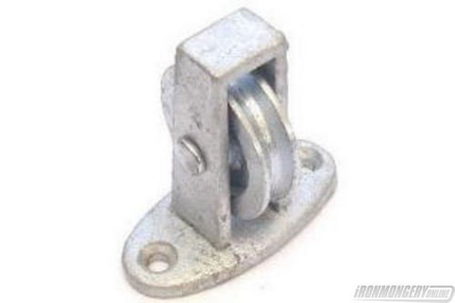 Perry Hinges 38Mm No.264/C Upright Cast Pulley - 38Mm Bzp Cast Wheel 1 Each Galvanised Finish