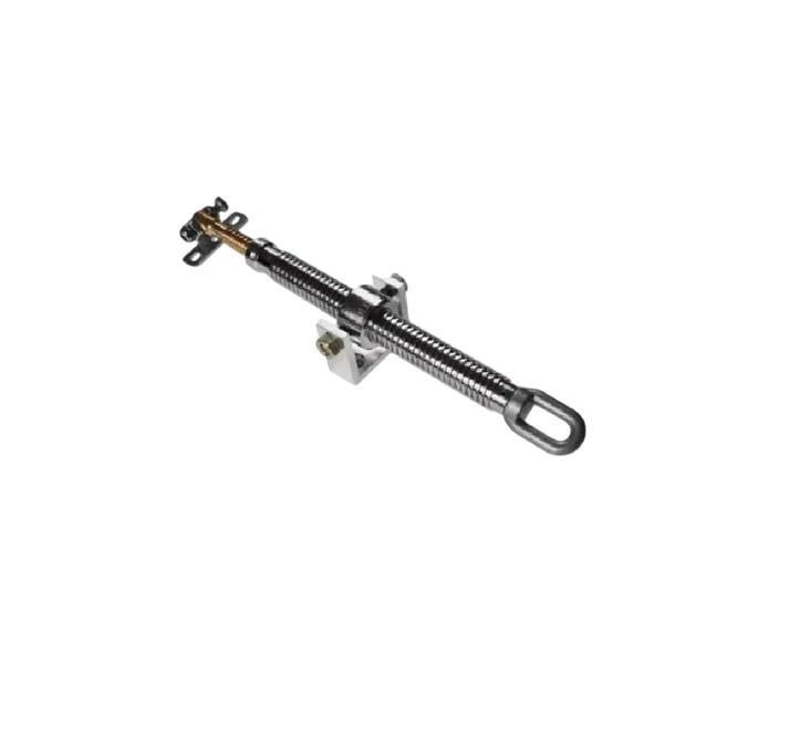 ULTRAFLEX CONTROL SYSTEMS Martinetto Telescopico Manuale art. 37243K, Ottone e Cromato, Apertura 310mm, 600g, Montaggio a Soffitto, per Cupole e Lucernai fino a 200kg