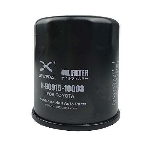 オイルフィルター 90915-10003 トヨタ アクア アリオン ウィッシュ ヴォクシ−/ノア 80系 シエンタ ハリア− プリウスなど対応 オイルエレメント オイル濾過 (1個入)