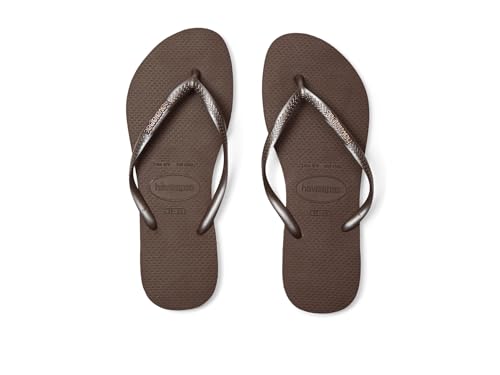 Image of Havaianas Women's Slim Metallic Logo Sandals