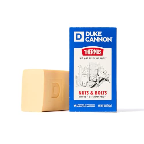 Image of Duke Cannon x THERMOS Nuts & Bolts Big Brick of Soap, 10 Ounce (Pack of 6)