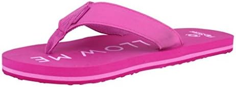 FlipSidez Womens Follow ME Bring Wine Flip Flops (Size 5.5-7, Pink)