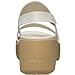 Crocs Womens Brooklyn Sky Sandals, Wedge Sandals, Frappe/Cashew, 5 Medium