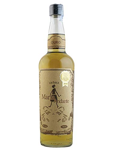 Cachaça Maria Andante Eva Ouro C/Box 700ml e Copo