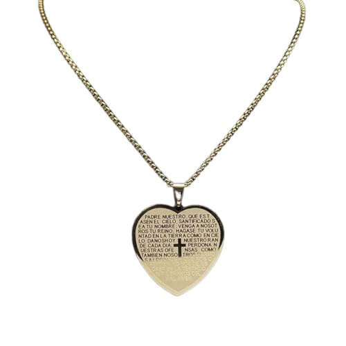 Collier religieux croix et cœur pour guider votre foi au quotidien